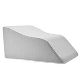 Lounge Doctor Elevating Leg Rest Pillow, Large, 18 in. Wide, Heather Grey, Uniquely Designed Incline Wedge for Vein Circulation, Leg Swelling, Lymphedema, Leg and Back Pain, Relaxation