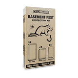 Catchmaster Basement Pest Protection Kit, 2 Mouse Trays, 2 Rat Trays, 2 Insect Glue Traps, Pre-Scented Mouse Traps Indoor for Home, Sticky Glue Traps for Mice & Rats, Pet Safe Pest Control for Home