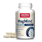 Jarrow Formulas MagMind Brain Health with Magtein (Magnesium L-Threonate), Dietary Supplement for Brain Health and Memory Support, 90 Capsules, 30 Day Supply, Pack of 12