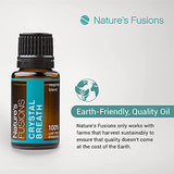Nature's Fusions - Crystal Breath Therapeutic Essential Oil Respiratory Blend - 15 ml.