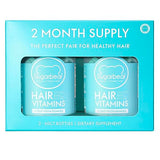 Sugarbear Hair Vegan Vitamin Gummies for Luscious Hair with Biotin, Vitamin C, B12, Iodine, Folic Acid, Inositol, Coconut Oil - Hair and Nails Supplement for Women & Men (2 Month Supply)