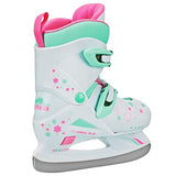 Lake Placid Girls Nitro 8.8 Adjustable Figure Ice Skate, Mint, Large (4-7)