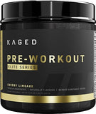 Kaged Pre Workout Powder Pre-Workout Elite for Men & Women | High Stimulant for Energy, Focus, Pumps | L-Citrulline, Beta Alanine, Creatine & 388mg of Organic Caffeine | Cherry Limeade | 20 Servings