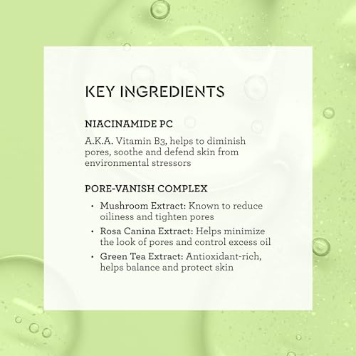 Bliss Disappearing Act - Niacinamide PC Serum + Pore Vanish™ Complex - 1 Fl Oz - Shrinks & Blurs Pores - Clean - Vegan & Cruelty Free