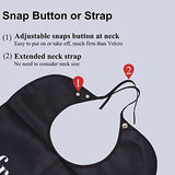 Funny Adult Bibs for Men Washable Reusable - Waterproof Adult Bibs for Eating with Crumb Catcher - Adjustable Dining Clothing Protectors for Adults Seniors Elderly (1 Pack)