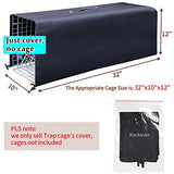 Trap Cage Cover, Animal Trap Cage Cover Small Animal Trap Cover for 1-Door Humane cat Trap 32 x 10 x 12inch, [Only Cover]