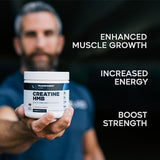 Transparent Labs Creatine HMB - Creatine Monohydrate Powder with HMB for Muscle Growth, Increased Strength, Enhanced Energy Output, and Improved Athletic Performance - 30 Servings, Black Cherry