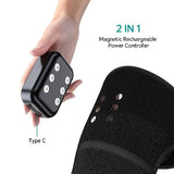opove Red Light Therapy Knee Brace Vibration Knee Massage for Joint and Shoulder Pain Relief, Faster Recovery, Near Infrared Light Therapy Wearable Knee Elbow Pads for Elderly & Athletes
