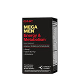 GNC Mega Men Energy and Metabolism Multivitamin for Men | for Increased Energy, Metabolism, Antioxidants, and Calorie Burning | 180 Caplets