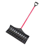 Bully Tools 27″ Poly Snow Pusher with Fiberglass Handle and Poly D-Grip