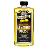 PARKER & BAILEY LEMON OIL POLISH - Natural Lemon Scented Wood Cleaner & Furniture Polish, Cleans, Renews, Restores & Rejuvenates Wood Surfaces, 16oz