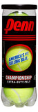 Penn Championship Extra Duty Felt Tennis Balls - 6 Cans, 18 Balls