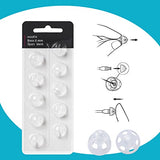 Hearing Aid Domes for Oticon Replacements, Oticon Minifit Open Vent Bass Domes (8 mm/2 Packs）, Universal Domes for Oticon Hearing Aid Supplies.