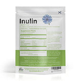 Jetsu Inulin Powder Organic Chicory Root (FOS) - Soluble Inulin Fiber Prebiotic Intestinal Support, Enhances Calcium Absorption, Stimulates Friendly Bacteria, Promotes Prebiotic Growth, 8oz