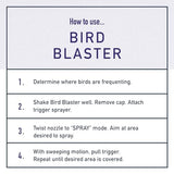 Bird Blaster | Highly Effective & Easy to Use | Small Woodpeckers & Other Small Little Annoying Invasive Birds Species | Siding & Building Spray