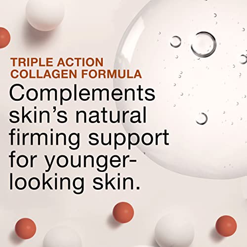 Neutrogena Rapid Firming Collagen Triple Lift Face Serum, Hydrating Serum with Collagen & AHP Amino Acid to visibly Firm & Smooth Skin, Lightweight, Mineral Oil- & Dye-Free, 1 fl. oz