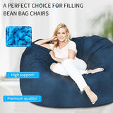 Garifon 5lbs Bean Bag Filler, Pillow Bean Bag Stuffing Filling, Shredded Memory Foam Filling, Punching Bag Filler, Foam Refill for Pouf/Ottoman Stuffing/Couch/Boxing Bag/Dog Bed, Added Gel Particles