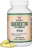 Quercetin with Bromelain - 120 Count (1,200mg Servings) Immune Health Capsules - Supports Healthy Immune Functions in Men and Women (Vegan Safe, Manufactured in USA, Gluten Free) by Double Wood