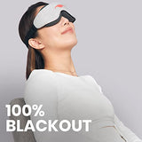 Manta Ultra-Lightweight Blackout Eye Mask - Slim Comfort Design - Zero Eye Pressure - Infinitely Adjustable Eye Cups - Perfect for Side Sleepers