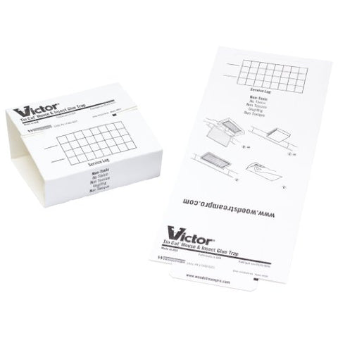 Victor M309 Professional Glue Boards for Insect and Rodent monitoring - 72 Glue Boards
