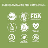 Life's Fortune Multivitamin & Mineral 180 Tablets, All Natural Energy Source Supplying Whole Food Concentrates, Antioxidants, Amino Acids, Enzymes, Trace Minerals & More