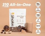 310 Nutrition - All In One Meal Replacement Shake - Fiber Rich Vegan Superfood Blend - Natural Sweeteners - Low Carb Shake, Keto & Paleo Friendly - Gluten Free - 26 Essential Vitamins & Minerals