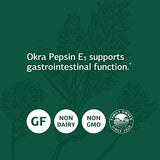 Standard Process Okra Pepsin E3 - Whole Food Digestion and Digestive Health, Cholesterol, Bowel and Bowel Cleanse with Pepsin, Alfalfa, Spanish Moss, Buckwheat and Okra - Gluten Free - 90 Capsules