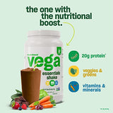 Vega Essentials Plant Based Protein Powder, Chocolate - Vegan, Superfood, Vitamins, Antioxidants, Keto, Low Carb, Dairy Free, Gluten Free, Pea Protein for Women & Men, 2.4 lbs (Packaging May Vary)