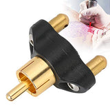 Clip Cord Cable Adapter To Rca for Clip Cord Based Tattoo Machine