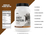 Levels Grass Fed 100% Whey Protein, No GMOs, Chocolate Peanut Butter, 2LB