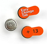 Powermax Size 13 Hearing Aid Batteries, Orange Tab, 64 Count