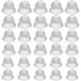 30 Pcs Dome Hearing Aid Silicone Hearing Aid Domes Hearing Aid Power Domes Medium Power Domes Small Close Domes Ear Tips Hearing Direct Domes Large Power Dome for Hearing Resound Accessories(White)