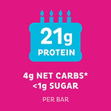 Quest Nutrition Birthday Cake Protein Bars, High Protein, Low Carb, Gluten Free, Keto Friendly, 12 Count