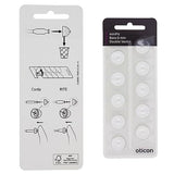 Oticon MiniFit Bass Double Vent 6mm = 0.24 inches - Small 20 Domes, Genuine OEM Denmark Replacements, Oticon Hearing Aid Domes Compatible with Oticon Bernafon Sonic Hearing Aids -2 Pack/20 Domes Total