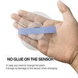 60Pack Libre Sensor Covers Latex-Free Medical Adhesive Patches for Libre 2/3 Precut CGM Tape with No Glue On The Center Waterproof and Strong Stick for Long Stay