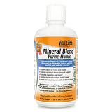 Vital Earth Minerals Fulvic Humic Mineral Blend, Vegan Liquid Ionic Trace Minerals, Multimineral Supplement, Fulvic Acid, Trace Mineral Drops, Fulvic Minerals, Mineral Supplements, 32 Fl Oz