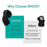 opove Red Light Therapy Knee Brace Vibration Knee Massage for Joint and Shoulder Pain Relief, Faster Recovery, Near Infrared Light Therapy Wearable Knee Elbow Pads for Elderly & Athletes