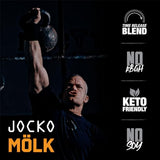 Jocko Mölk Whey Protein Powder - Keto, Probiotics, Grass Fed, Digestive Enzymes, Amino Acids, Sugar Free Monk Fruit Blend - Supports Muscle Recovery and Growth (Pumpkin New)