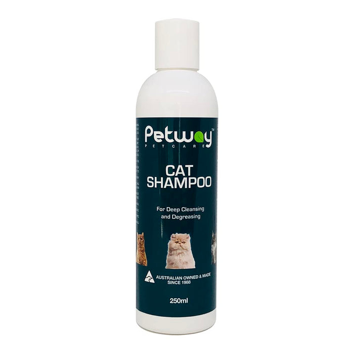 Petway Petcare Cat Shampoo, Anti Dandruff Shampoo for Deep Cleanse & Degreasing, Removes Excess Oils, Dirt and Dandruff, pH Balanced, Parabens & Sulfates Free, Cruelty Free, 8.5 Fl Oz (250ml)