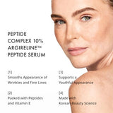 depology Peptide Complex 10% Wrinkle Defense | Argireline™ Peptide Serum | Hydrating Face Serum Targets Dynamic Wrinkles | Vitamin C & Hyaluronic Acid Serum 1.01 fl oz