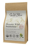 Organic Wild Raw Dandelion Root Tea - Caffeine Free Herbal Detox Support - 75 Plant Based Tea Bags