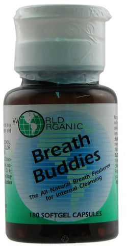 World Organics Breath Buddies Capsules 180, 2 Pack