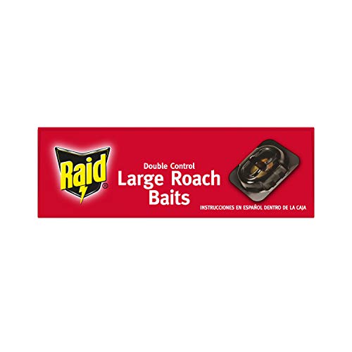 Raid Double Control, Large Roach Baits (Pack - 1)