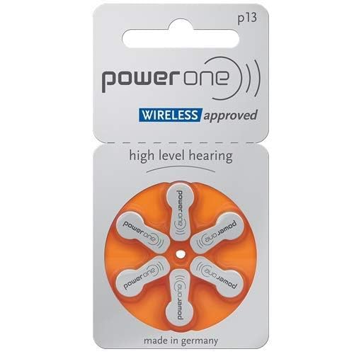 120 X Size P13 Powerone Hearing Aid Batteries