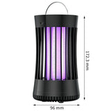 AICase Portable USB Electronic Rechargeable Mosquito Killer Lamp/Bug Zapper for Summer Trip,Outdoor Camping,Patio,Home and Garden,Mosquito Trap Indoor,Moth Trap/Bug Killer/Mosquito Killer Light(Black)