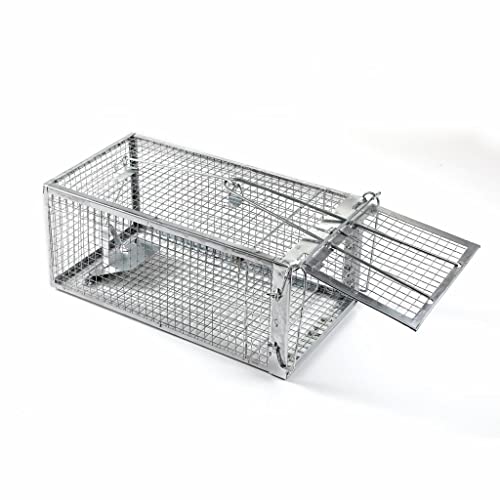 Humane Mouse and Rat Trap That Works 2 Pack 12.5x6.5x5.5, Small Rodent, Chipmunk,Squirrel Trap Cages | Catch and Release | Reusable and Durable | No Kill Animal Trap | for Indoor and Outdoor