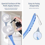 Back Lotion Applicator, 20.5" Detachable Back Lotion Applicator, Made of EVA Material, Detachable Long Handle. Suitable for Use by Men, Women and Children (Blue)