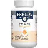 Freeda Iron Supplement - Ferrous Fumarate Iron Tablets for Iron Deficiency - Gentle Iron Supplement for Anemia - Ferrous Iron Supplement for Women - Iron Pills for Men (250 Ct)