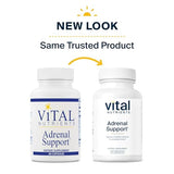 Vital Nutrients Adrenal Support | Supports Adrenal Gland Function and Cortisol Management | Supports Energy and Stress Levels | Gluten, Dairy and Soy Free Supplement | 60 Capsules
