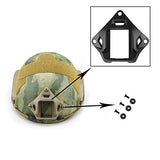 Tactical Helmet NVG Mount Shroud Steel Sports Camera Bracket Base for ACH MICH OPS-Core Fast Helmet (Black)